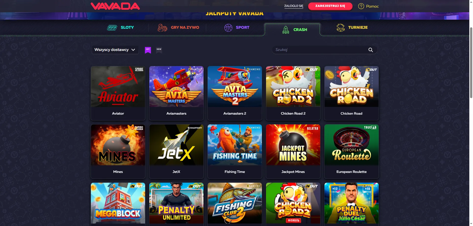 Najlepsze sloty online w Vavada Casino – ponad 50 dostawców gier